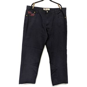 Pelle pelle Black Straight Jeans Premium Decorative Stitch 44 X 34